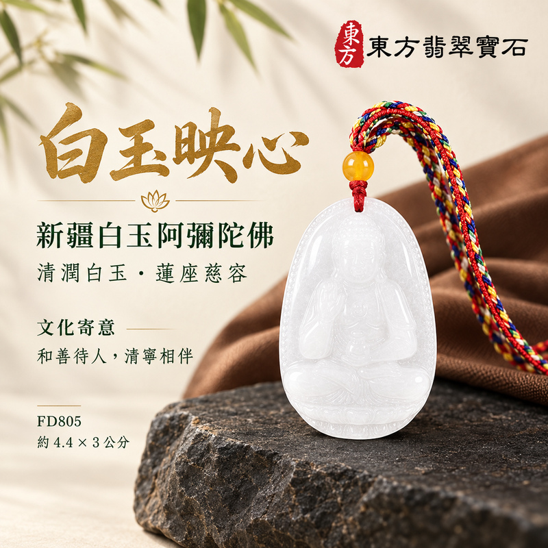 新疆白玉阿彌陀佛項鍊玉珮|慈悲接引・光明清淨・安定自在・平安吉祥|新疆白玉阿彌陀佛|阿彌陀佛|阿彌陀佛玉珮・阿彌陀佛玉墜・阿彌陀佛吊墜・阿彌陀佛項鍊|FD805|男女玉石項鍊・送禮收藏|客製化訂做阿彌陀佛玉珮、阿彌陀佛玉墜、阿彌陀佛吊墜、阿彌陀佛項鍊|附東方翡翠寶石保證卡・東方翡翠寶石 新疆白玉阿彌陀佛項鍊玉珮|慈悲接引・光明清淨・安定自在・平安吉祥|新疆白玉阿彌陀佛|阿彌陀佛|阿彌陀佛玉珮・阿彌陀佛玉墜・阿彌陀佛吊墜・阿彌陀佛項鍊|FD805|男女玉石項鍊・送禮收藏|客製化訂做阿彌陀佛玉珮、阿彌陀佛玉墜、阿彌陀佛吊墜、阿彌陀佛項鍊|附東方翡翠寶石保證卡・東方翡翠寶石