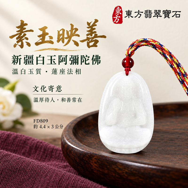 新疆白玉阿彌陀佛項鍊玉珮|慈悲接引・光明清淨・安定自在・平安吉祥|新疆白玉阿彌陀佛|阿彌陀佛|阿彌陀佛玉珮・阿彌陀佛玉墜・阿彌陀佛吊墜・阿彌陀佛項鍊|FD809|男女玉石項鍊・送禮收藏|客製化訂做阿彌陀佛玉珮、阿彌陀佛玉墜、阿彌陀佛吊墜、阿彌陀佛項鍊|附東方翡翠寶石保證卡・東方翡翠寶石 新疆白玉阿彌陀佛項鍊玉珮|慈悲接引・光明清淨・安定自在・平安吉祥|新疆白玉阿彌陀佛|阿彌陀佛|阿彌陀佛玉珮・阿彌陀佛玉墜・阿彌陀佛吊墜・阿彌陀佛項鍊|FD809|男女玉石項鍊・送禮收藏|客製化訂做阿彌陀佛玉珮、阿彌陀佛玉墜、阿彌陀佛吊墜、阿彌陀佛項鍊|附東方翡翠寶石保證卡・東方翡翠寶石