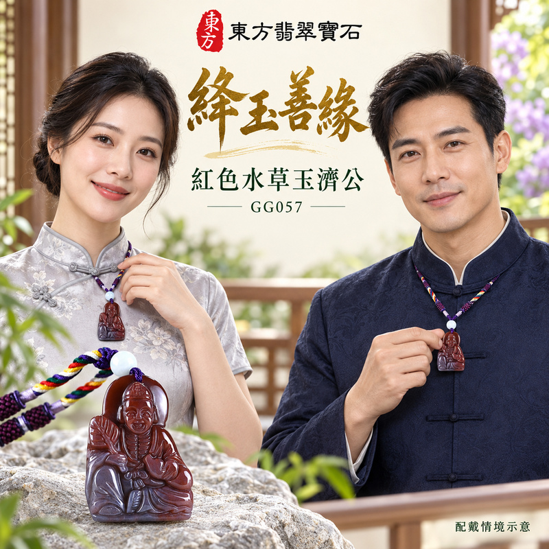 水草玉濟公項鍊玉珮|扶危濟困・自在豁達・慈悲行善・吉祥相隨|紅色水草玉濟公|濟公|濟公玉珮・濟公玉墜・濟公吊墜・濟公項鍊|GG057|男女玉石項鍊・送禮收藏|客製化訂做濟公玉珮、濟公玉墜、濟公吊墜、濟公項鍊|附東方翡翠寶石保證卡・東方翡翠寶石 水草玉濟公項鍊玉珮|扶危濟困・自在豁達・慈悲行善・吉祥相隨|紅色水草玉濟公|濟公|濟公玉珮・濟公玉墜・濟公吊墜・濟公項鍊|GG057|男女玉石項鍊・送禮收藏|客製化訂做濟公玉珮、濟公玉墜、濟公吊墜、濟公項鍊|附東方翡翠寶石保證卡・東方翡翠寶石