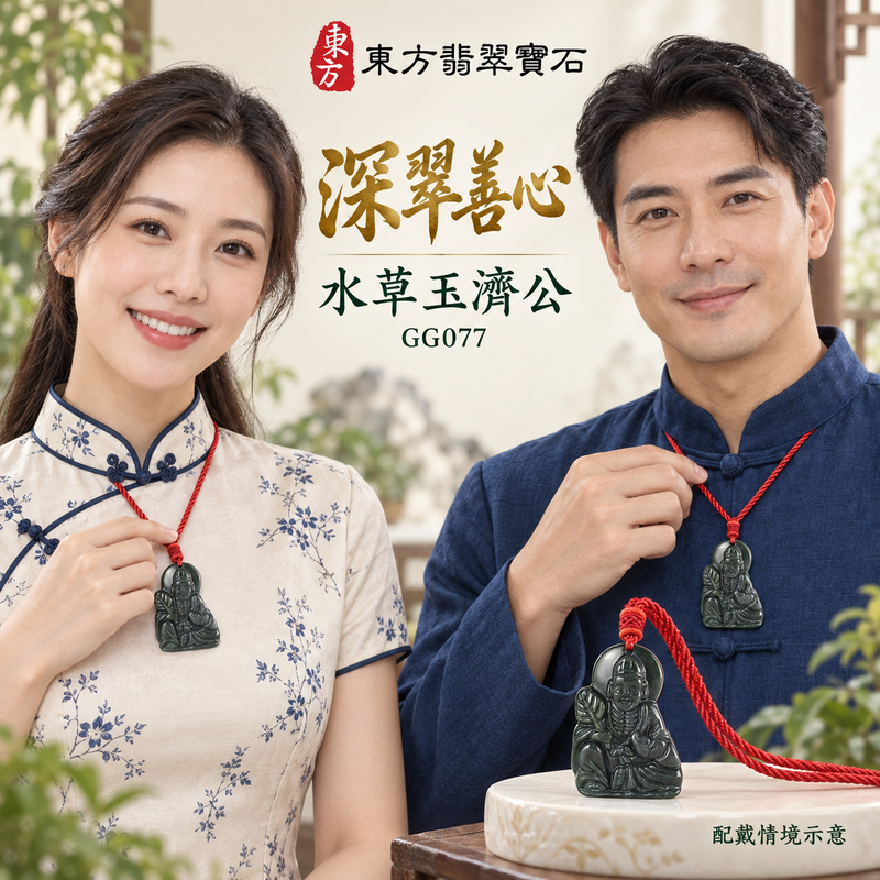 水草玉濟公項鍊玉珮|扶危濟困・自在豁達・慈悲行善・吉祥相隨|水草玉濟公|濟公|濟公玉珮・濟公玉墜・濟公吊墜・濟公項鍊|GG077|男女玉石項鍊・送禮收藏|客製化訂做濟公玉珮、濟公玉墜、濟公吊墜、濟公項鍊|附東方翡翠寶石保證卡・東方翡翠寶石 水草玉濟公項鍊玉珮|扶危濟困・自在豁達・慈悲行善・吉祥相隨|水草玉濟公|濟公|濟公玉珮・濟公玉墜・濟公吊墜・濟公項鍊|GG077|男女玉石項鍊・送禮收藏|客製化訂做濟公玉珮、濟公玉墜、濟公吊墜、濟公項鍊|附東方翡翠寶石保證卡・東方翡翠寶石