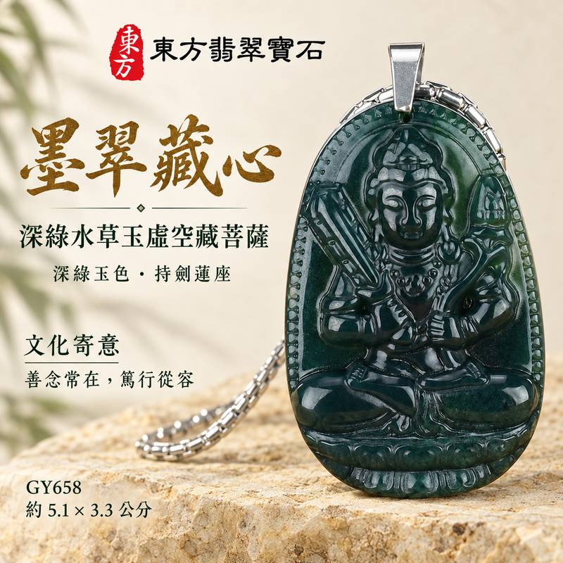 水草玉虛空藏菩薩項鍊玉珮|智慧廣大・福德圓滿・勤學精進・安定守護|深綠水草玉虛空藏菩薩|虛空藏菩薩|虛空藏菩薩玉珮・虛空藏菩薩玉墜・虛空藏菩薩吊墜・虛空藏菩薩項鍊|GY658|男女玉石項鍊・送禮收藏|客製化訂做虛空藏菩薩玉珮、虛空藏菩薩玉墜、虛空藏菩薩吊墜、虛空藏菩薩項鍊|附東方翡翠寶石保證卡・東方翡翠寶石 水草玉虛空藏菩薩項鍊玉珮|智慧廣大・福德圓滿・勤學精進・安定守護|深綠水草玉虛空藏菩薩|虛空藏菩薩|虛空藏菩薩玉珮・虛空藏菩薩玉墜・虛空藏菩薩吊墜・虛空藏菩薩項鍊|GY658|男女玉石項鍊・送禮收藏|客製化訂做虛空藏菩薩玉珮、虛空藏菩薩玉墜、虛空藏菩薩吊墜、虛空藏菩薩項鍊|附東方翡翠寶石保證卡・東方翡翠寶石