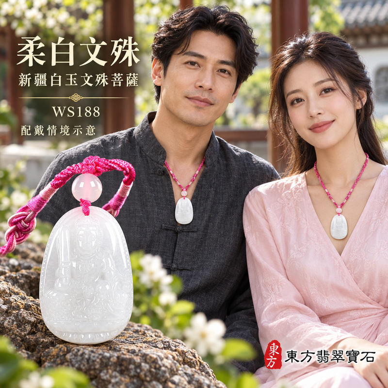 新疆白玉文殊菩薩項鍊玉珮|智慧圓明・明辨通達・學業精進・前程順遂|新疆白玉文殊菩薩|文殊菩薩|文殊菩薩玉珮・文殊菩薩玉墜・文殊菩薩吊墜・文殊菩薩項鍊|WS188|男女玉石項鍊・送禮收藏|客製化訂做文殊菩薩玉珮、文殊菩薩玉墜、文殊菩薩吊墜、文殊菩薩項鍊|附東方翡翠寶石保證卡・東方翡翠寶石 新疆白玉文殊菩薩項鍊玉珮|智慧圓明・明辨通達・學業精進・前程順遂|新疆白玉文殊菩薩|文殊菩薩|文殊菩薩玉珮・文殊菩薩玉墜・文殊菩薩吊墜・文殊菩薩項鍊|WS188|男女玉石項鍊・送禮收藏|客製化訂做文殊菩薩玉珮、文殊菩薩玉墜、文殊菩薩吊墜、文殊菩薩項鍊|附東方翡翠寶石保證卡・東方翡翠寶石