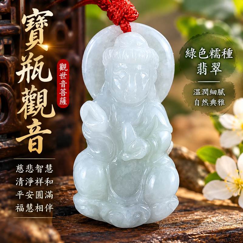 綠色糯種翡翠寶瓶觀音觀世音菩薩玉珮 I 慈悲智慧守護平安吉祥圓滿寶瓶納福清淨祥和 GY1680 溫潤綠色玉質傳統玉文化祝福 I 緬甸A貨翡翠觀世音菩薩玉珮附雙證書 I 寶瓶觀音福慧圓滿日常佩戴收藏送禮男女皆宜 I 客製化訂做翡翠觀音吊墜玉珮項鍊東方翡翠寶石精選1 綠色糯種翡翠寶瓶觀音觀世音菩薩玉珮 I 慈悲智慧守護平安吉祥圓滿寶瓶納福清淨祥和 GY1680 溫潤綠色玉質傳統玉文化祝福 I 緬甸A貨翡翠觀世音菩薩玉珮附雙證書 I 寶瓶觀音福慧圓滿日常佩戴收藏送禮男女皆宜 I 客製化訂做翡翠觀音吊墜玉珮項鍊東方翡翠寶石精選1