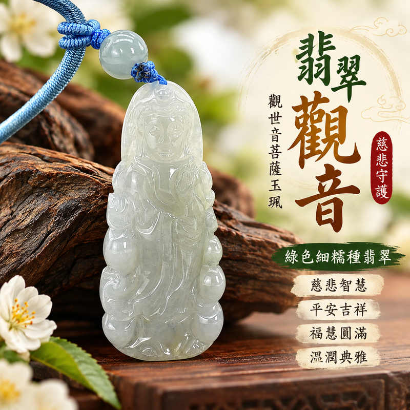 綠色細糯種翡翠觀音觀世音菩薩玉珮 I 溫潤綠色玉質與細緻糯潤質感 I 慈悲守護平安吉祥福慧圓滿 GY1918 I 緬甸A貨翡翠觀世音菩薩玉墜 I 傳統東方玉文化祈福祝願與智慧祥和象徵 I 男女日常佩戴收藏送禮皆宜 I 附雙證書中國玉石鑑定所與東方翡翠寶石保證書 I 天然玉石個體色澤各具特色適合珍藏傳承與表達心意1 綠色細糯種翡翠觀音觀世音菩薩玉珮 I 溫潤綠色玉質與細緻糯潤質感 I 慈悲守護平安吉祥福慧圓滿 GY1918 I 緬甸A貨翡翠觀世音菩薩玉墜 I 傳統東方玉文化祈福祝願與智慧祥和象徵 I 男女日常佩戴收藏送禮皆宜 I 附雙證書中國玉石鑑定所與東方翡翠寶石保證書 I 天然玉石個體色澤各具特色適合珍藏傳承與表達心意1