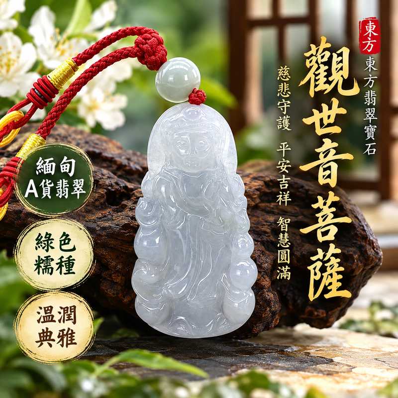 綠色糯種翡翠觀音觀世音菩薩玉珮 I 溫潤綠色玉質展現東方傳統翡翠典雅韻味與觀音慈悲莊嚴之美 I 慈悲守護平安吉祥智慧圓滿 GY1928 寓意福氣相伴心境祥和家庭和樂順遂如意 I 緬甸A貨翡翠觀世音菩薩玉墜附雙證書 I 適合日常佩戴珍藏與親友祝福贈禮 I 東方翡翠寶石用心提供翡翠玉飾選購服務與客製化訂做1 綠色糯種翡翠觀音觀世音菩薩玉珮 I 溫潤綠色玉質展現東方傳統翡翠典雅韻味與觀音慈悲莊嚴之美 I 慈悲守護平安吉祥智慧圓滿 GY1928 寓意福氣相伴心境祥和家庭和樂順遂如意 I 緬甸A貨翡翠觀世音菩薩玉墜附雙證書 I 適合日常佩戴珍藏與親友祝福贈禮 I 東方翡翠寶石用心提供翡翠玉飾選購服務與客製化訂做1