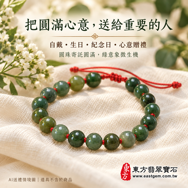 附A貨翡翠雙證書 糯種綠翡翠手鍊 糯種緬甸玉手珠 溫潤糯感 柔和光澤 深淺綠色層次 平安吉祥 圓滿相伴 生生不息寓意 珠徑約7.5mm 20顆珠 OJK057 男女日常配戴 生日紀念日心意送禮 可洽詢客製翡翠珠串 翡翠珠子 緬甸玉珠串 緬甸玉珠子與手圍調整-5