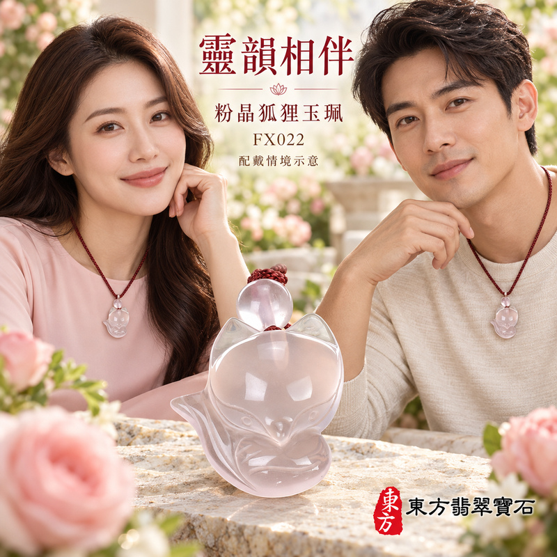 粉晶狐狸項鍊玉珮|靈巧相伴・美好人緣|粉晶狐狸|粉晶狐狸玉珮・粉晶狐狸玉墜・粉晶狐狸吊墜|FX022|日常配戴・送禮收藏|客製化訂做粉晶狐狸項鍊玉珮、玉墜、吊墜|附東方翡翠寶石保證卡|東方翡翠寶石 粉晶狐狸項鍊玉珮|靈巧相伴・美好人緣|粉晶狐狸|粉晶狐狸玉珮・粉晶狐狸玉墜・粉晶狐狸吊墜|FX022|日常配戴・送禮收藏|客製化訂做粉晶狐狸項鍊玉珮、玉墜、吊墜|附東方翡翠寶石保證卡|東方翡翠寶石