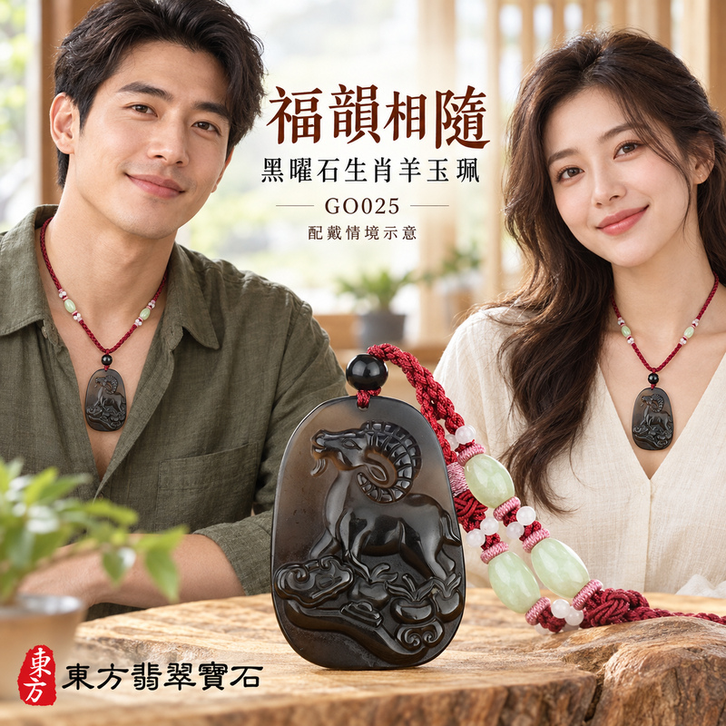 黑曜石羊項鍊玉珮|吉祥納福・和順相伴|冰種黑曜石羊|黑曜石羊玉珮・黑曜石羊玉墜・黑曜石羊吊墜|GO025|日常配戴・送禮收藏|客製化訂做黑曜石羊項鍊玉珮、玉墜、吊墜|附東方翡翠寶石保證卡|東方翡翠寶石 黑曜石羊項鍊玉珮|吉祥納福・和順相伴|冰種黑曜石羊|黑曜石羊玉珮・黑曜石羊玉墜・黑曜石羊吊墜|GO025|日常配戴・送禮收藏|客製化訂做黑曜石羊項鍊玉珮、玉墜、吊墜|附東方翡翠寶石保證卡|東方翡翠寶石