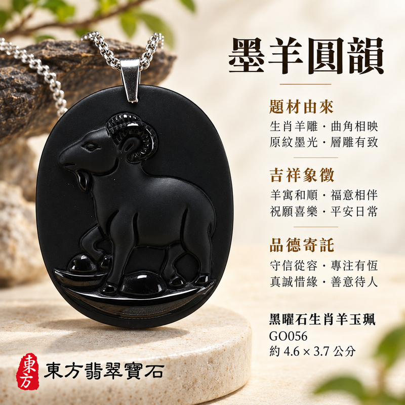 黑曜石羊項鍊玉珮|吉祥納福・和順相伴|全黑黑曜石羊|黑曜石羊玉珮・黑曜石羊玉墜・黑曜石羊吊墜|GO056|日常配戴・送禮收藏|客製化訂做黑曜石羊項鍊玉珮、玉墜、吊墜|附東方翡翠寶石保證卡|東方翡翠寶石 黑曜石羊項鍊玉珮|吉祥納福・和順相伴|全黑黑曜石羊|黑曜石羊玉珮・黑曜石羊玉墜・黑曜石羊吊墜|GO056|日常配戴・送禮收藏|客製化訂做黑曜石羊項鍊玉珮、玉墜、吊墜|附東方翡翠寶石保證卡|東方翡翠寶石