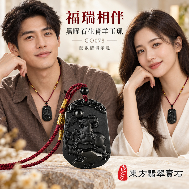 黑曜石羊項鍊玉珮|羊眉吐氣・洋洋如意・吉祥納福・和順相伴|黑曜石羊|黑曜石羊玉珮・黑曜石羊玉墜・黑曜石羊吊墜|GO078|日常配戴・送禮收藏|客製化訂做黑曜石羊項鍊玉珮、玉墜、吊墜|附東方翡翠寶石保證書|東方翡翠寶石 黑曜石羊項鍊玉珮|羊眉吐氣・洋洋如意・吉祥納福・和順相伴|黑曜石羊|黑曜石羊玉珮・黑曜石羊玉墜・黑曜石羊吊墜|GO078|日常配戴・送禮收藏|客製化訂做黑曜石羊項鍊玉珮、玉墜、吊墜|附東方翡翠寶石保證書|東方翡翠寶石