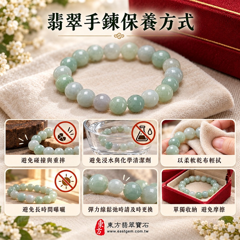 糯種翡翠手鍊|天然緬甸玉A貨翡翠手珠|乳白淺綠色糯種翡翠約9.5mm圓珠|乳白、冰潤淺綠、淡灰綠與淡藍灰自然交織|柔和透光、玉質溫潤、圓珠飽滿有光澤|可見天然棉絮、色根與礦物紋理,每顆珠子色澤獨一無二|彈力線串珠、無金屬配件、簡約舒適好配戴|圓珠相連寓意圓滿和諧、福氣相隨,乳白淺綠翡翠寓意平安純淨、生機長青、希望成長與健康長壽|清新溫雅、沉穩自然、男女皆宜|適合日常佩戴、商務通勤、休閒穿搭、生日送禮、長輩祝福及個人珍藏|可依手圍客製化翡翠珠串、翡翠珠子、緬甸玉手鍊、緬甸玉珠串、緬甸玉珠子、緬甸玉手珠|附A貨翡翠雙證書|ONG041-6 糯種翡翠手鍊|天然緬甸玉A貨翡翠手珠|乳白淺綠色糯種翡翠約9.5mm圓珠|乳白、冰潤淺綠、淡灰綠與淡藍灰自然交織|柔和透光、玉質溫潤、圓珠飽滿有光澤|可見天然棉絮、色根與礦物紋理,每顆珠子色澤獨一無二|彈力線串珠、無金屬配件、簡約舒適好配戴|圓珠相連寓意圓滿和諧、福氣相隨,乳白淺綠翡翠寓意平安純淨、生機長青、希望成長與健康長壽|清新溫雅、沉穩自然、男女皆宜|適合日常佩戴、商務通勤、休閒穿搭、生日送禮、長輩祝福及個人珍藏|可依手圍客製化翡翠珠串、翡翠珠子、緬甸玉手鍊、緬甸玉珠串、緬甸玉珠子、緬甸玉手珠|附A貨翡翠雙證書|ONG041-6