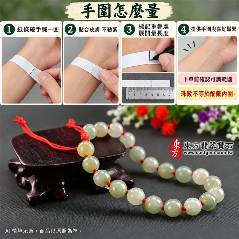 東方翡翠寶石 糯種翡翠手鍊 糯種緬甸玉紅繩手珠 淺綠色溫潤玉珠 珠徑約7.8mm二十顆珠 OJK075 柔和綠意自然色紋 紅色繩結清雅喜氣 平安和諧圓滿順心吉祥寓意 男女日常配戴生日紀念送禮自戴珍藏 客製化翡翠珠串翡翠珠子緬甸玉手鍊緬甸玉珠串珠子手珠設計 附A貨翡翠雙證書-3