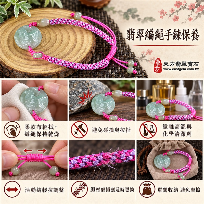 天然A貨翡翠生肖雞玉珮手鍊|緬甸玉雞牌玉墜手鍊|淡綠色糯種翡翠・圓形雞紋浮雕玉牌・玉色溫潤清雅・天然紋理各具特色|生肖雞寓意金雞報喜、大吉大利、勤勉進取與迎接新機,圓形玉牌象徵圓滿和諧,淡綠翡翠寄託生機長青與平安順遂的祝福|兩側玉珠點綴・桃紅與淡紫雙色編繩・活動結可調整鬆緊・雙尾玉珠設計|清新亮眼、男女皆宜|適合生肖雞紀念、生日送禮、親友祝福、日常佩戴、通勤穿搭及個人珍藏|可客製化訂做翡翠雞吊墜、雞玉珮、緬甸玉雞玉墜及生肖雞編繩手鍊|附A貨翡翠雙證書|東方翡翠寶石|OGI001-6 天然A貨翡翠生肖雞玉珮手鍊|緬甸玉雞牌玉墜手鍊|淡綠色糯種翡翠・圓形雞紋浮雕玉牌・玉色溫潤清雅・天然紋理各具特色|生肖雞寓意金雞報喜、大吉大利、勤勉進取與迎接新機,圓形玉牌象徵圓滿和諧,淡綠翡翠寄託生機長青與平安順遂的祝福|兩側玉珠點綴・桃紅與淡紫雙色編繩・活動結可調整鬆緊・雙尾玉珠設計|清新亮眼、男女皆宜|適合生肖雞紀念、生日送禮、親友祝福、日常佩戴、通勤穿搭及個人珍藏|可客製化訂做翡翠雞吊墜、雞玉珮、緬甸玉雞玉墜及生肖雞編繩手鍊|附A貨翡翠雙證書|東方翡翠寶石|OGI001-6
