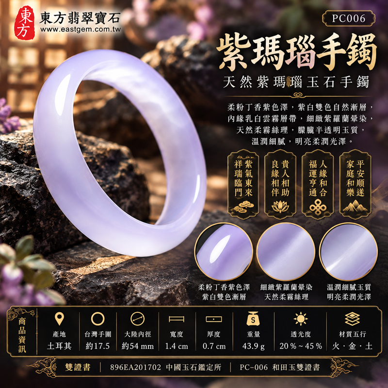 (已出售勿下標,可訂做)紫瑪瑙手鐲・天然紫瑪瑙玉石手鐲|紫氣東來・祥瑞臨門・貴人相助・良緣相伴・人緣和合・福運亨通・平安順遂・心境祥和・家庭和樂・情誼長久・幸福圓滿|平口鐲・平安鐲・圓鐲17.5・PC006|土耳其天然紫瑪瑙手鐲・客製化訂做|附東方翡翠寶石保證卡1 (已出售勿下標,可訂做)紫瑪瑙手鐲・天然紫瑪瑙玉石手鐲|紫氣東來・祥瑞臨門・貴人相助・良緣相伴・人緣和合・福運亨通・平安順遂・心境祥和・家庭和樂・情誼長久・幸福圓滿|平口鐲・平安鐲・圓鐲17.5・PC006|土耳其天然紫瑪瑙手鐲・客製化訂做|附東方翡翠寶石保證卡1