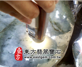 冰種翡翠飄蘭花,這個料子很美示意圖 冰種翡翠飄蘭花,這個料子很美