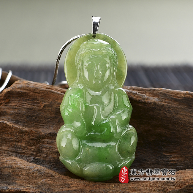 編號:GY003翡翠神明玉珮商品實照