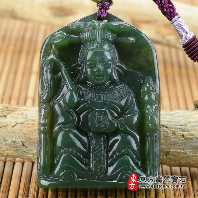 編號:QN034玉石神明玉珮商品實照