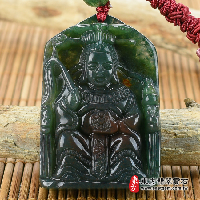 編號:QN035玉石神明玉珮商品實照