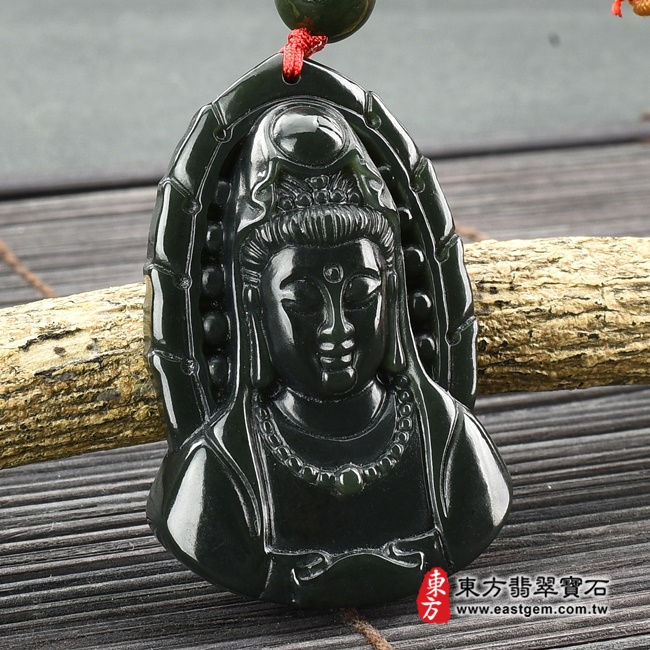 和田青玉觀音項鍊玉珮左側照片 和田青玉觀音項鍊玉珮(觀世音菩薩、寶瓶觀音:觀音牌和田青玉觀音玉珮、和闐青玉觀音玉墜)。天然和田青玉和闐青玉觀音,GY1135。客製化訂做各種和田青玉和闐青玉觀音吊墜玉珮項鍊。★附東方翡翠寶石保證卡 和田青玉觀音項鍊玉珮左側照片 和田青玉觀音項鍊玉珮(觀世音菩薩、寶瓶觀音:觀音牌和田青玉觀音玉珮、和闐青玉觀音玉墜)。天然和田青玉和闐青玉觀音,GY1135。客製化訂做各種和田青玉和闐青玉觀音吊墜玉珮項鍊。★附東方翡翠寶石保證卡